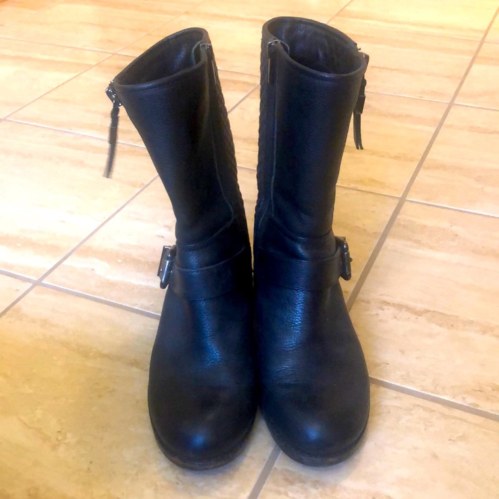 Vince Camuto leather calf high boots